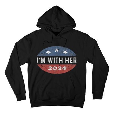 IM With Her Kamala Vote For 2024 President Kamala Harris Hoodie