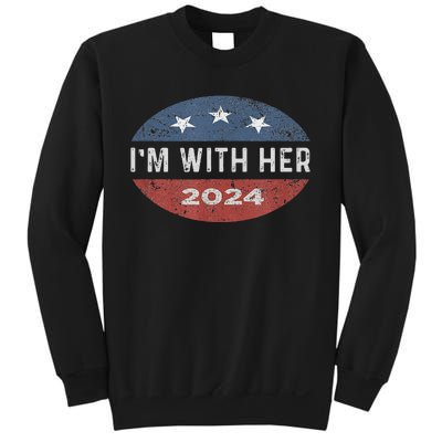 IM With Her Kamala Vote For 2024 President Kamala Harris Sweatshirt