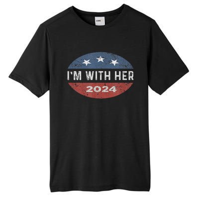 IM With Her Kamala Vote For 2024 President Kamala Harris Tall Fusion ChromaSoft Performance T-Shirt