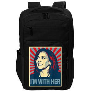 IM With Her Kamala Vote For 2024 President Kamalaharris Impact Tech Backpack