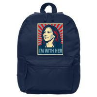 IM With Her Kamala Vote For 2024 President Kamalaharris 16 in Basic Backpack