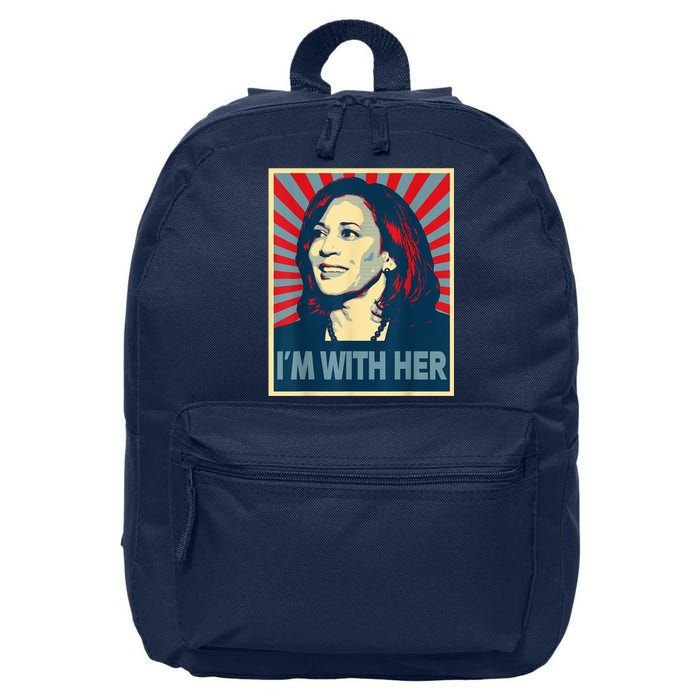 IM With Her Kamala Vote For 2024 President Kamalaharris 16 in Basic Backpack