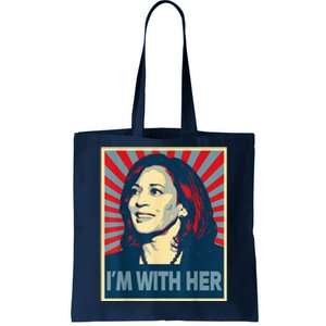 IM With Her Kamala Vote For 2024 President Kamalaharris Tote Bag