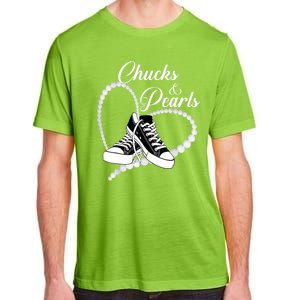 Im With Her Kamala 2024 Heart Chucks And Pearls 2024 Gift Adult ChromaSoft Performance T-Shirt