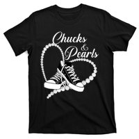 Im With Her Kamala 2024 Heart Chucks And Pearls 2024 Gift T-Shirt