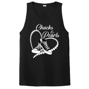 Im With Her Kamala 2024 Heart Chucks And Pearls 2024 Gift PosiCharge Competitor Tank