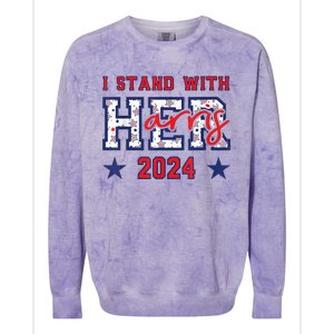 IM With Her President Kamala Election Vote For 2024 President Kamalaharris Colorblast Crewneck Sweatshirt