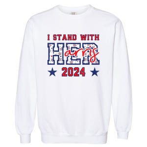 IM With Her President Kamala Election Vote For 2024 President Kamalaharris Garment-Dyed Sweatshirt