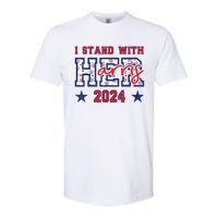 IM With Her President Kamala Election Vote For 2024 President Kamalaharris Softstyle CVC T-Shirt