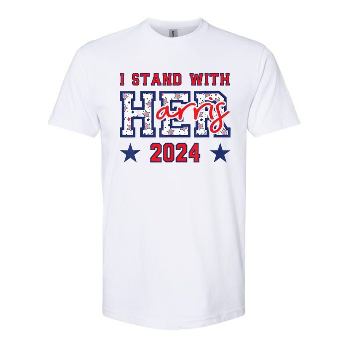 IM With Her President Kamala Election Vote For 2024 President Kamalaharris Softstyle CVC T-Shirt