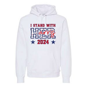 IM With Her President Kamala Election Vote For 2024 President Kamalaharris Premium Hoodie