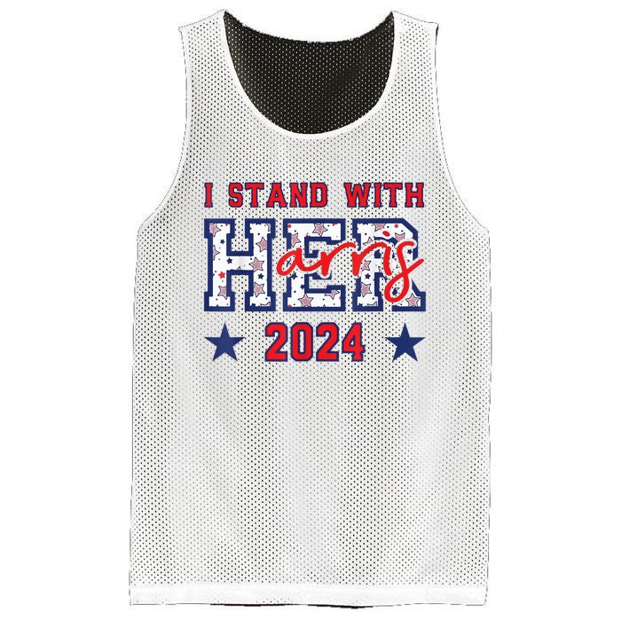 IM With Her President Kamala Election Vote For 2024 President Kamalaharris Mesh Reversible Basketball Jersey Tank