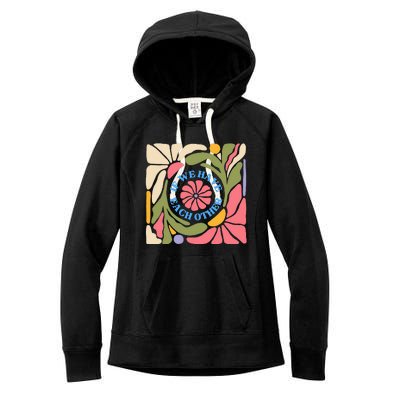 If We Have Eachother Floral Art Women's Fleece Hoodie