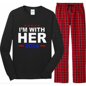 IM With Her Harris Political President Election Long Sleeve Pajama Set