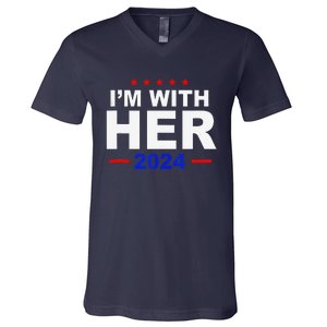 IM With Her Harris Political President Election V-Neck T-Shirt