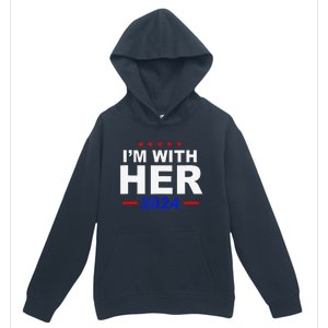 IM With Her Harris Political President Election Urban Pullover Hoodie