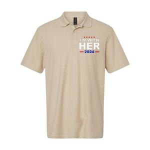 IM With Her Harris Political President Election Softstyle Adult Sport Polo