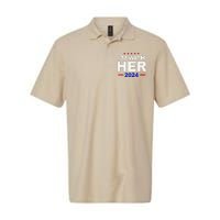 IM With Her Harris Political President Election Softstyle Adult Sport Polo