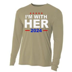 IM With Her Harris Political President Election Cooling Performance Long Sleeve Crew