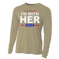 IM With Her Harris Political President Election Cooling Performance Long Sleeve Crew