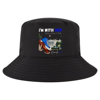 IM With Her Rocking Chucks & Pearls Kamala 2024 Gift Cool Comfort Performance Bucket Hat