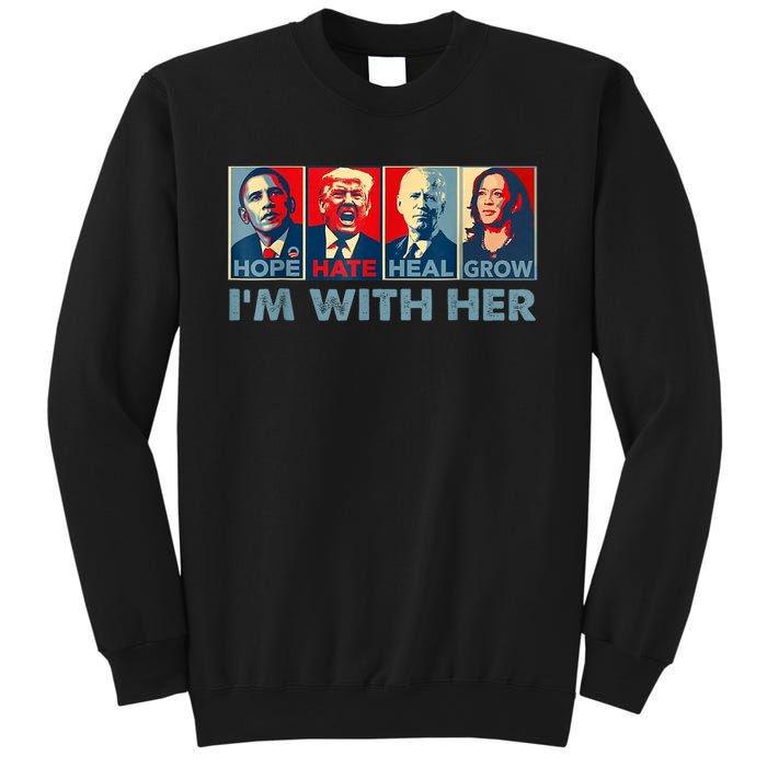 Im With Her Kamala Vote For 2024 President Kamalaharris Sweatshirt