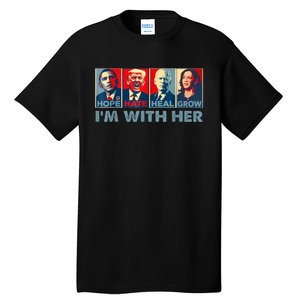 Im With Her Kamala Vote For 2024 President Kamalaharris Tall T-Shirt