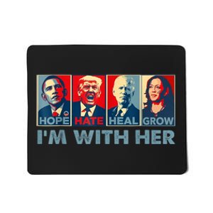 Im With Her Kamala Vote For 2024 President Kamalaharris Mousepad