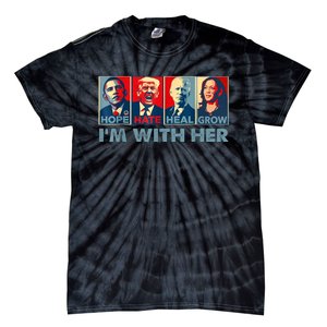 Im With Her Kamala Vote For 2024 President Kamalaharris Tie-Dye T-Shirt