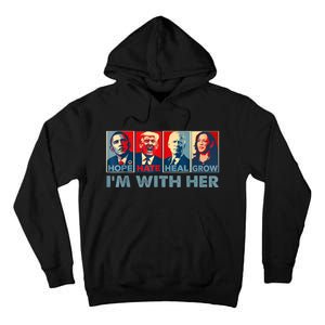 Im With Her Kamala Vote For 2024 President Kamalaharris Tall Hoodie