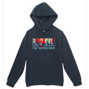 Im With Her Kamala Vote For 2024 President Kamalaharris Urban Pullover Hoodie