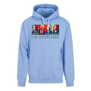 Im With Her Kamala Vote For 2024 President Kamalaharris Unisex Surf Hoodie