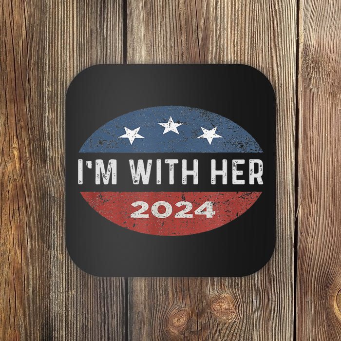 Im With Her Kamala Vote For 2024 President Kamala Harris Coaster