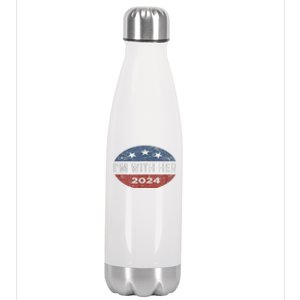 Im With Her Kamala Vote For 2024 President Kamala Harris Stainless Steel Insulated Water Bottle