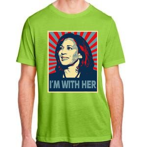 IM With Her Kamala Vote For 2024 President Kamalaharris Adult ChromaSoft Performance T-Shirt