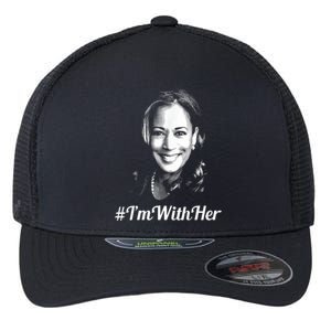 IM With Her Kamala Vote For 2024 President Kamala Harris Flexfit Unipanel Trucker Cap