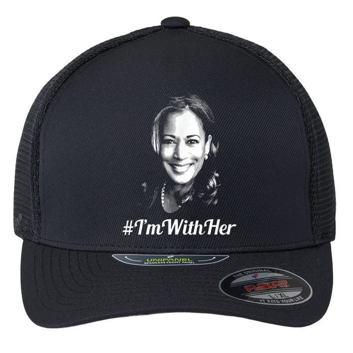 IM With Her Kamala Vote For 2024 President Kamala Harris Flexfit Unipanel Trucker Cap