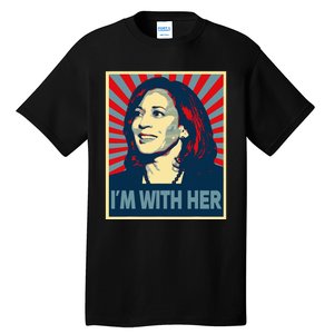 IM With Her Kamala Vote For 2024 President Kamalaharris Tall T-Shirt