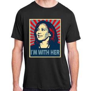 IM With Her Kamala Vote For 2024 President Kamalaharris Adult ChromaSoft Performance T-Shirt