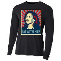 IM With Her Kamala Vote For 2024 President Kamalaharris Cooling Performance Long Sleeve Crew