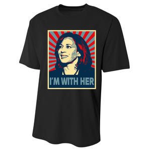 IM With Her Kamala Vote For 2024 President Kamalaharris Performance Sprint T-Shirt