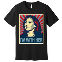 IM With Her Kamala Vote For 2024 President Kamalaharris Premium T-Shirt