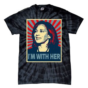 IM With Her Kamala Vote For 2024 President Kamalaharris Tie-Dye T-Shirt