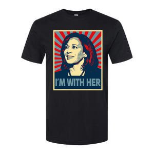 IM With Her Kamala Vote For 2024 President Kamalaharris Softstyle CVC T-Shirt