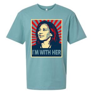 IM With Her Kamala Vote For 2024 President Kamalaharris Sueded Cloud Jersey T-Shirt