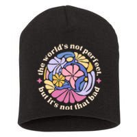 If We Have Eachother Floral Art Benjamin Short Acrylic Beanie