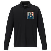 IM With Her Kamala Vote For 2024 President Kamalaharris Performance Long Sleeve Polo