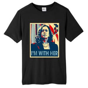 IM With Her Kamala Vote For 2024 President Kamalaharris Tall Fusion ChromaSoft Performance T-Shirt