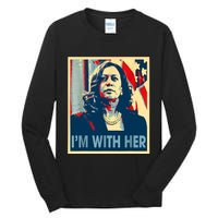 IM With Her Kamala Vote For 2024 President Kamalaharris Tall Long Sleeve T-Shirt