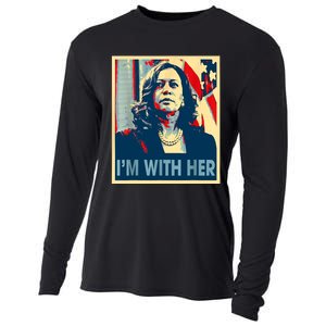 IM With Her Kamala Vote For 2024 President Kamalaharris Cooling Performance Long Sleeve Crew